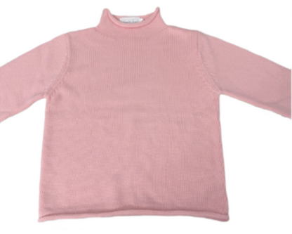 Rollneck Sweater - Light Pink