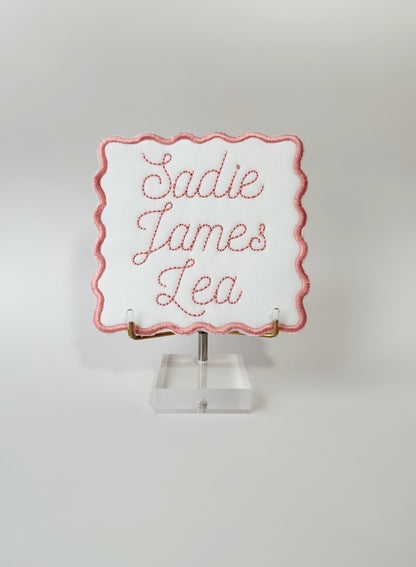 Bespoke Announcement Name Sign