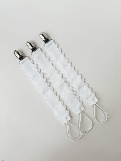 Ric Rac Trim Paci Clips p/o 3