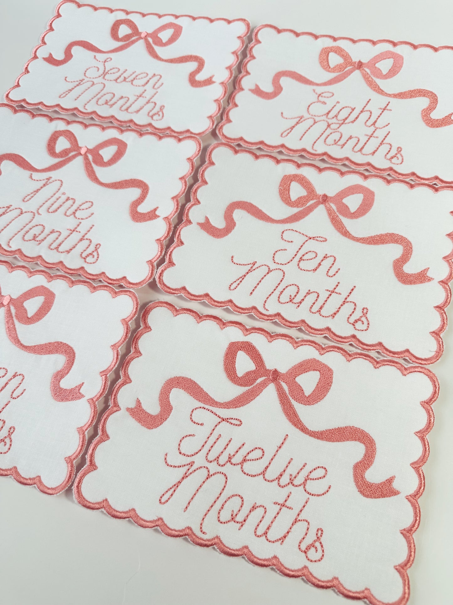 Custom Milestone Signs Months 7-12