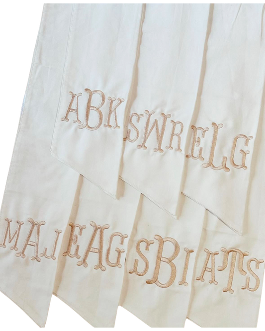 Cotton Wreath Sash